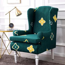 Housses de chaise tigre couverture arrière 1pc imprimé extensible tout compris fendu décorer canapés usés salon housses de chaise chaise