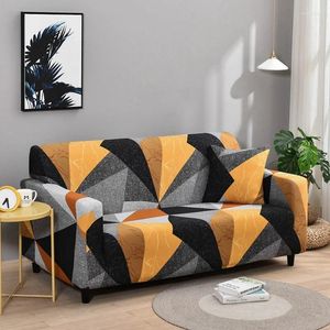 Couvre-chaise Triangle Piece Printing Sonfa Cover for Living Room Hlebcovers Polyester Elastic Couch Protector