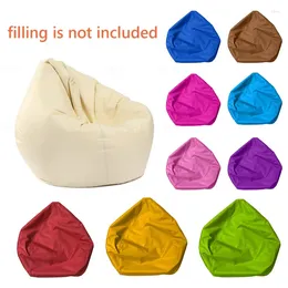 Couvriers de chaise Sac à farine lounge non rempli canapé housse maison douce paresseuse confortable single pouf canapé tatami salon durable meubles