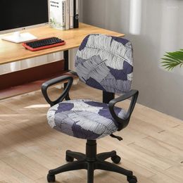 Couvre la chaise Universal 36 Pattern Computer Cover Office Chairs Scecover Gamer Gamer Gamer Admchair Seat Protector Spandex For Home