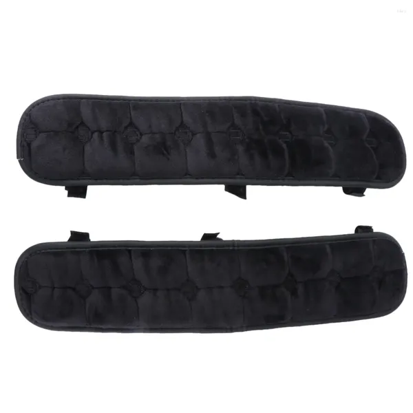 Housses de chaise universelles, coussin de bras de jeu, coussin de coude noir, poignée en velours cristal, accoudoirs pour canapé