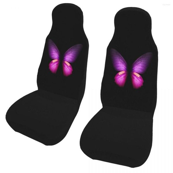 Fundas para sillas Funda de asiento delantero de mariposa universal Decorar cojines de automóvil para evitar manchas para SUV