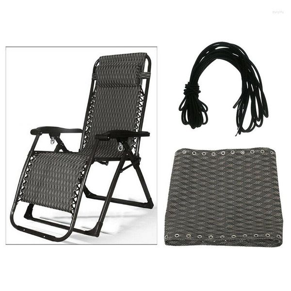 Housses de chaise universelles de remplacement pour fauteuil inclinable, ensemble d'accessoires en corde avec sangles (chaise non incluse)