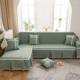 Couvre-chaise Couvre un canapé universel en tissu entièrement inclusif entier serviette entière pleine poussière