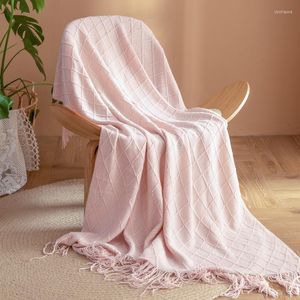 Cubiertas de silla Unya Deluxe Malla Manta Tiro Cálido Suave Ponderado para la cama Lanza de tela escocesa de lana