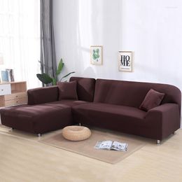 Stoelbedekkingen Urijk 2 pc's stretch voor hoekbank L -vormige woonkamer sectionele chaise chaise longue slipcover coverschair