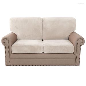 Stoelhoezen Fluweel Stretch Bank T Kussen En Bank Rugleuning Hoes Geschikt Voor Fauteuil Fauteuil Loveseat Meubelbeschermer