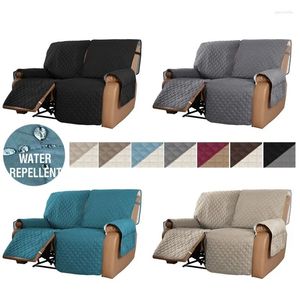 Stoelbedekkingen Wate Dichtvrije recliner bank Cover Pet Dog Kid Mat vaste kleur Relax Lounger Slipcovers bank handdoek handdoek fauteuil 1 2 3 stoel