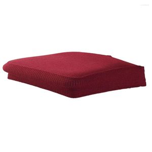 Chaise Couvre Couverture imperméable Tissu Élastique Split Tabouret Salle à manger Amovible Lavable Coussin pour la maison El