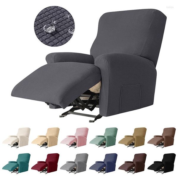 Housses de chaise tissu imperméable housse de canapé inclinable haute qualité 1/2/3 places paresseux garçon extensible pour salon