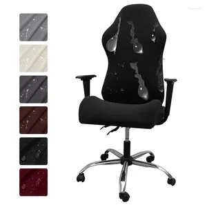 Couvre-chaise Couverture de jeu étanche en fauteuil élastique Bureau de salon de bureau Protecteur pour ordinateur 1pc Home Decor