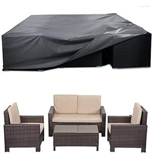 Chaise Couvre Ensemble Imperméable À L'eau Patio Jardin Meubles Pluie Et Neige Canapé Couverture De Table Poussière Plusieurs Tailles