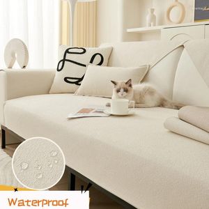 Stoelhoezen Waterdichte Sofa Sectionele Bankhoes Antislip Kussen Pluche 1/2/3/4 Zitplaatsen Mat Stijlvol