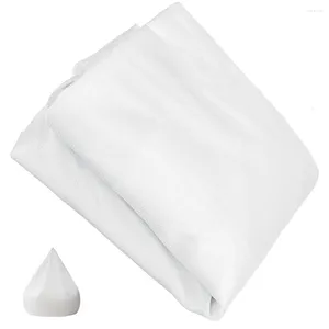 Cubiertas de silla Sofá blanco Paño Lazy Sofá Liner Reemplazo de manga grande Tela Bean Bag Sin relleno