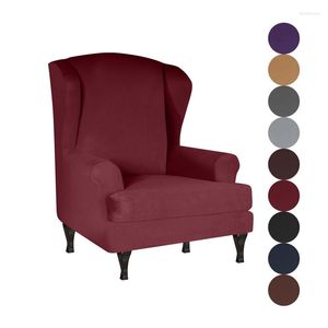 Stoelbedekkingen vleugelbank achteromslag elastische fauteuil slipcover tijgerbank bank all-inclusive hellende king protector