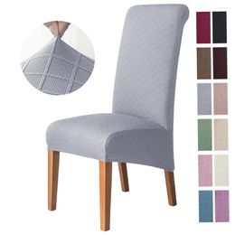 Couvre-chaise xl Super Soft Polar Fabric Couvre-tissu moderne Salle à manger élastique Spandex pour la cuisine