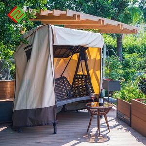 Stoelbedekkingen Yaheng Aangepaste waterdichte UV Proof Outdoor Furniture Cover Swing 2/3 zitter Patio