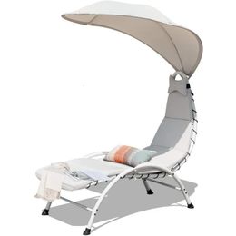 Chaise chaise chaise arc porche swing hamac wcanopy wcanopy amovible-headandat patio with coussin 240508