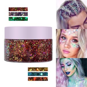 Chameleon Face Jewels Glitter Gel for Body Hair Nails Party Chanteuse Concerts Music Festival rave ACCESSOIRES DE CHAUKY