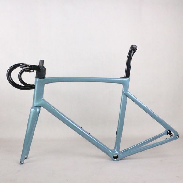 Chameleon Paint YS3060 Carbon Fiber T1000 Gravel Frame TT-X33 Stem+Manillar BSA Soporte inferior