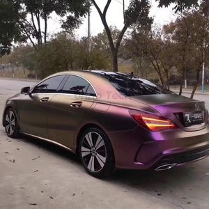 Chameleon Pearl Diamond Satin Metallic Paars Vinyl Sticker Car Wrap Folie Met Air Release Film Voertuig Car Wrapping Roll2504