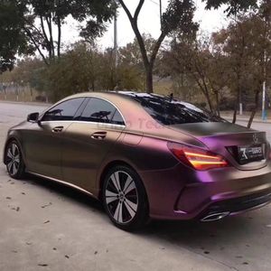 Chameleon Pearl Diamond Satin Metallic Paars Vinyl Sticker Car Wrap Folie Met Air Release Film Voertuig Car Wrapping Roll2364