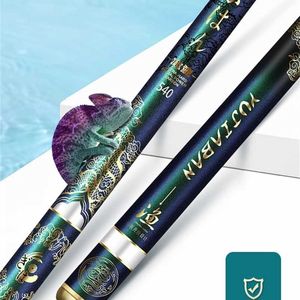 Chameleon Super Light Hengel Hoge Kwaliteit Stream 3.6 / 10 M Carbon Fiber Telescopic Hand Pool voor Karpers 220210