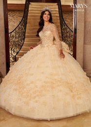 Champagne perle des robes quinceanera