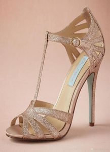 Chaussure de mariage pailletée champagne sur mesure Tstrap semelle en cuir escarpins confortables orteil 4quot talons enveloppés en cuir femmes sandales2211730126