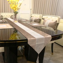 Champagne Velvet Table Loper