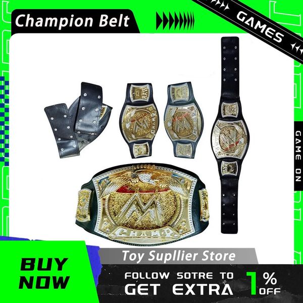 Champion Belt Personnages Boxing Occupation Championnat de lutte Gold Gladiators Belt Cosplay Boy Birdday Gifts Adult Toys 240507