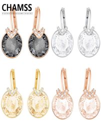 Boucles d'oreilles Chamss NS Rose Gold Diamond Gold Ored Ored Oread Bella V Perced Orees Boucles Black N Ored Gifts Holiday Gifts 2012233243030