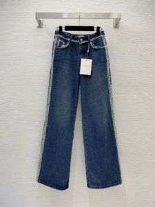 Chan 2023 diseñador de moda Blue Jeans nuevos pantalones vaqueros de mujer pantalones capri cargo pantalones de yoga pantalones de pierna ancha bengalas de moda CCC Jeans pantalones cumpleaños regalos de Navidad