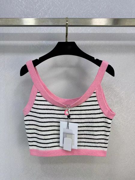 Chan 2024 Nuevo CCC Tank Cloth Vest Curps Tops THOCHA DESIGNILLADOR Mujeres Mujeres sexy Top Día de la Madre Regalo