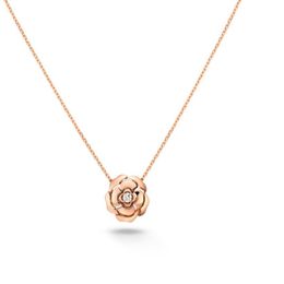 CHAN 5 ketting Nieuw in lEXTRAIT DE CAMELIA uxury fijne sieraden ketting voor dames hanger k Gouden Hart Designer Dames Fashi249S