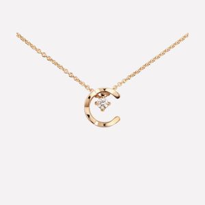 Collier CHAN 5 Nouveau dans le collier de chaîne de bijoux de luxe pour les femmes pendentif k Gold Heart Designer Ladies Fashion COCO CRUSH avec boîte d'emballage