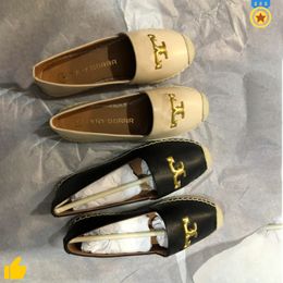 Chaures formels de Chan Brand Designer pour femmes brodées à fond plat à fond plat, chaussures de pêcheur tissée l-p - chaussures printemps et d'été petits chaussures pour femmes de style parfumées