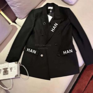 Chan el Costumes pour femmes Blazers Tide Marque de haute qualité Créateur de mode Série de couleurs pures Veste de costume Taille mince Vêtements pour femmes