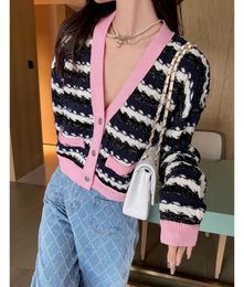 Chan New 2023 Spring Women's Brand Jacket Ootd Diseñador Fashion High-Log Logotipo Logotipo Coat Leisure Spring Spring Cardigan Cardigan Birthday Mother's Day regalo