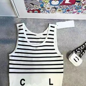 Chan Shirt Designer T-shirt Chanells Shirt Anagram-bolidde vrouwelijke tanks Camis Cotton Blend Tanktops 2C Letters Designer Rokken Yoga Suit Channel 764