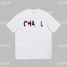 Chan Shirt Designer T -shirt Chanells Vest Zomer nieuwe designer shirts borduurwerk losse heren casual t -shirt paar kleding top luxe kanaal heren poloshirt 508