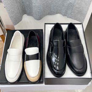 Mocassins plats en cuir pour femmes, chaussures décontractées, paresseux, de luxe, de styliste, chaussures de bureau formelles, 35-40