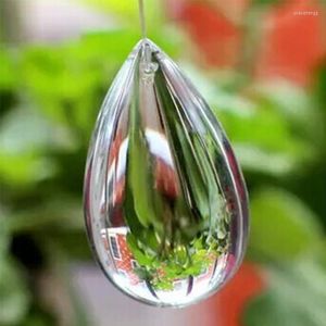 Lustre cristal 100 pcs/lot 76mm verre clair goutte d'eau pendentif éclairage pièces larme prisme