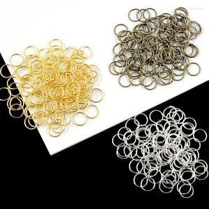 Lámpara de araña de cristal de 11mm/12mm, anillos de Metal plateados/dorados/bronce, cuentas octagonales, conectores de lámpara para joyería Diy, accesorios para hacer suministros