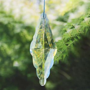 Kroonluchter kristal 120 mm kristallen hangende glas kunst prisma facetted rhombic zon catcher ramen decor huis bruiloft accessoires litteken
