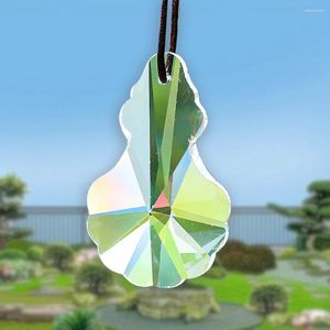 Kroonluchter Kristal 1 st Kalebasvormige transparante hanger Multi-facet glazen prisma Hangend balkon kralengordijn Accessoire maken