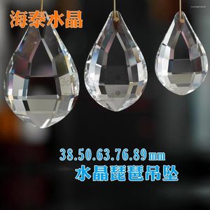 Kroonluchter kristal 1 stcs 38/50/63/76/89 mm pipa lamp glas decoratieve kralen hangende druppels hangers zonnecatcher ornament -onderdelen