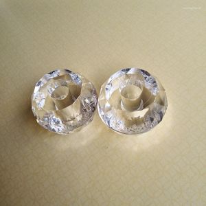 Kroonluchter kristal 2 stuks/lot acryl heldere ronde kogelwandlamp decoratie voor verlichting diy accessoires maat 50 38 15 mm