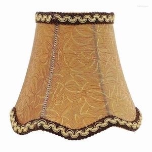 Kroonluchter kristal 2x lamp tinten stofdoek clip op lichte dek trommel tint lampenkap 13 cm