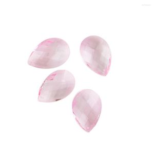 Kroonluchter kristal 38 mm/50 mm roze traan druppel glazen prisma diy hanger sieraden verlichting onderdelen ruimte gefacet